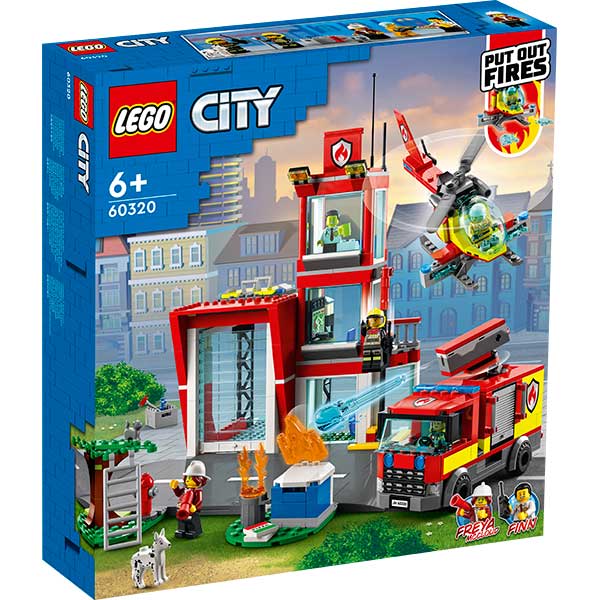Lego City 60320: Quartel dos Bombeiros - Imagem 1