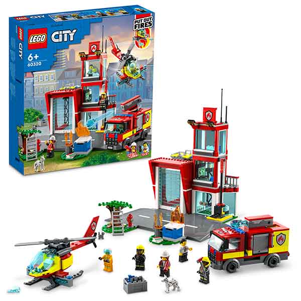 Lego City 60320: Quartel dos Bombeiros - Imagem 1
