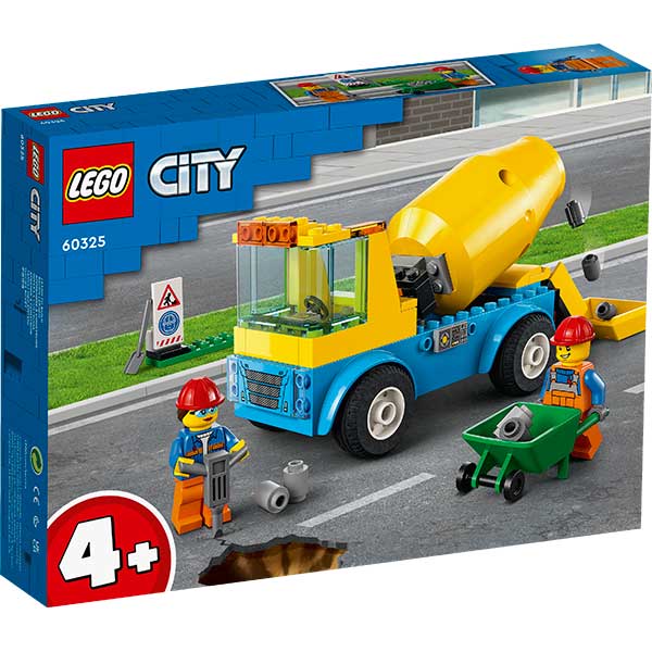 Lego City 60325: Camião Betoneira - Imagem 1