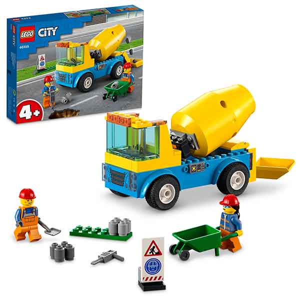 Lego City 60325: Camião Betoneira - Imagem 1