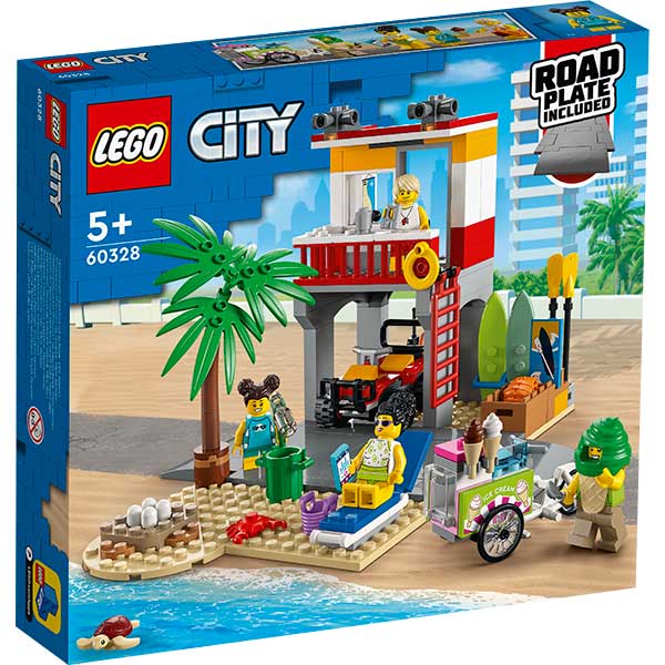 Lego City 60328: Posto de Nadadores-Salvadores na Praia - Imagem 1