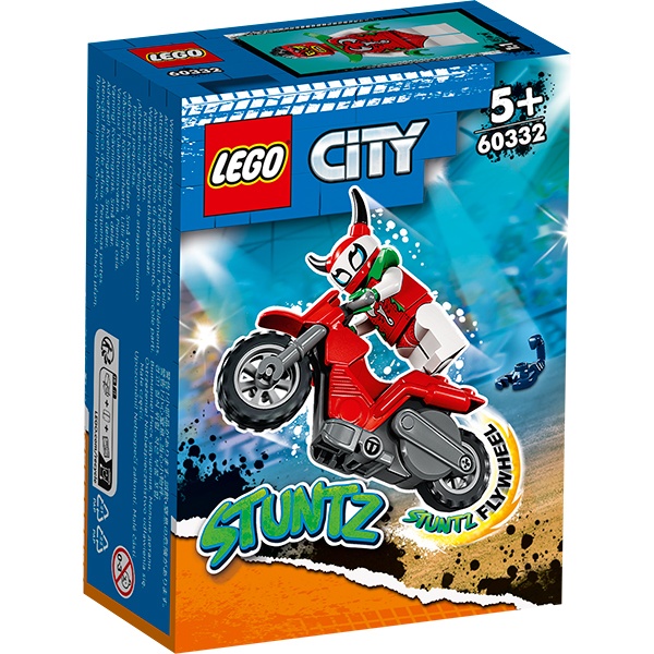 Lego City 60332 Mota de Acrobacias - Reckless Scorpion - Imagem 1
