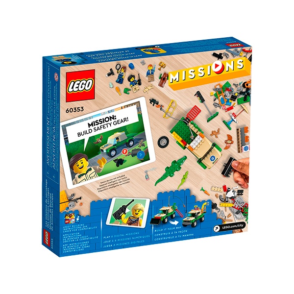 Lego City 60353 Misiones de Rescate de Animales Salvajes - Imatge 1