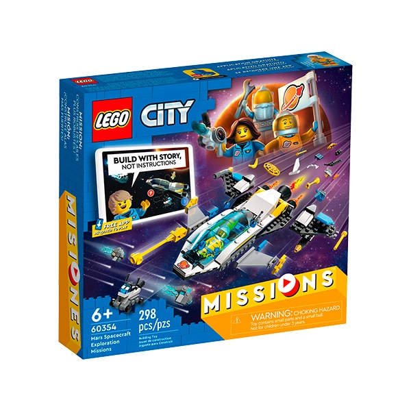 Lego City 60354 Missões de Exploração com Nave Espacial em Marte