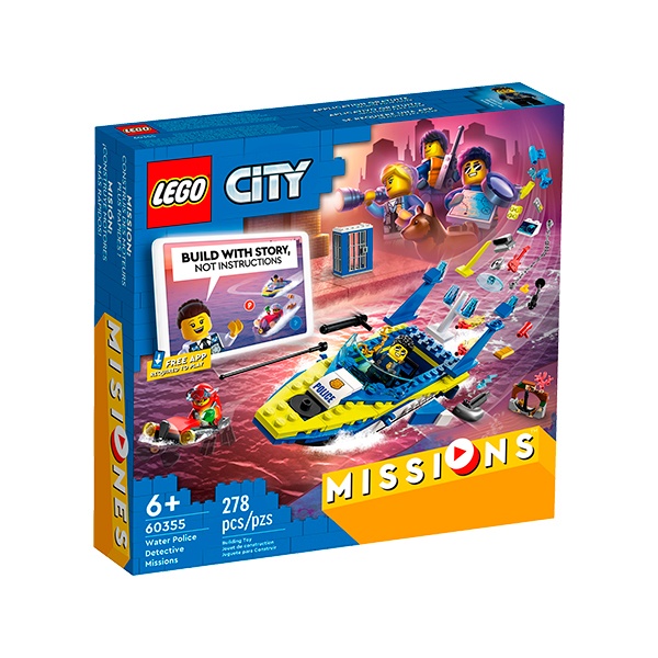 Lego City 60355 Missões de Investigação da Polícia Marítima