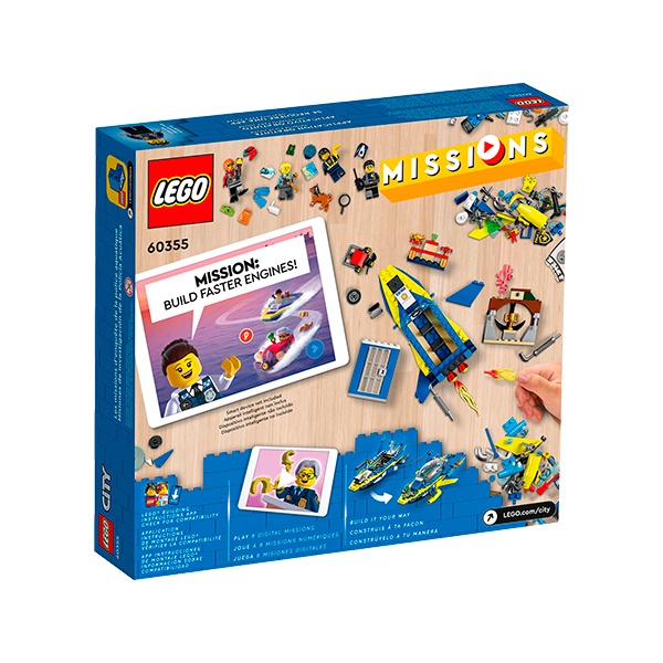 Lego City 60355 Misiones de Investigación de la Policía Acuática - Imatge 1