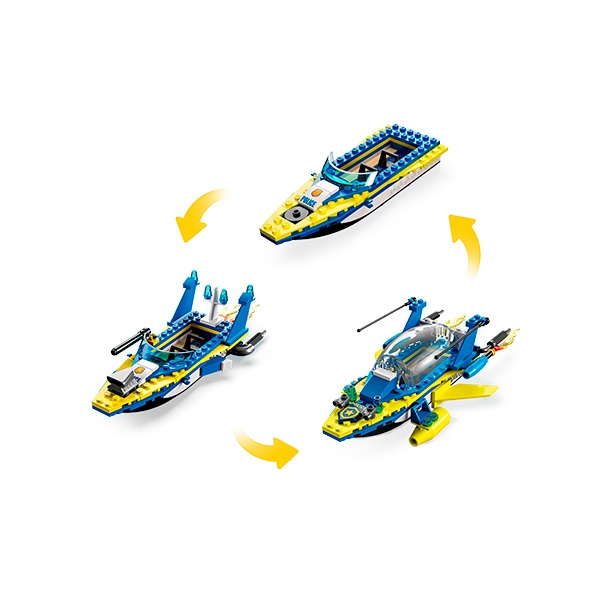 Lego City 60355 Misiones de Investigación de la Policía Acuática - Imatge 2