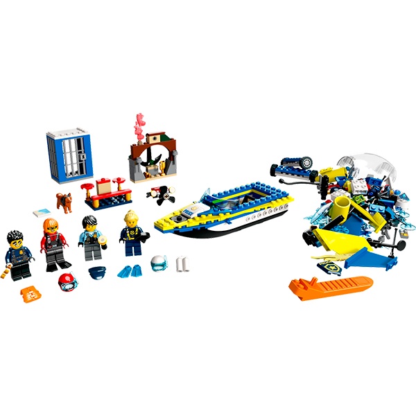 Lego City 60355 Misiones de Investigación de la Policía Acuática - Imagen 4