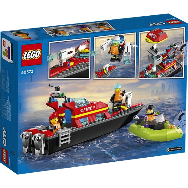 Lego 60373 City Fire Lancha de Rescate de Bomberos - Imatge 1