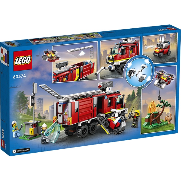Lego 60374 City Fire Unidad Móvil de Control de Incendios - Imagen 1
