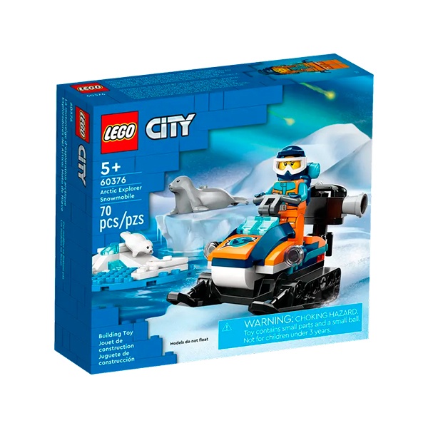 Lego 60376 City Exploration Exploradores del Ártico: Motonieve - Imagen 1