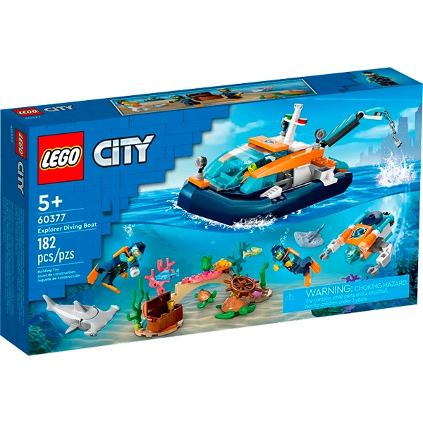Lego 60377 City Exploration Barco de Exploración Submarina - Imagen 1