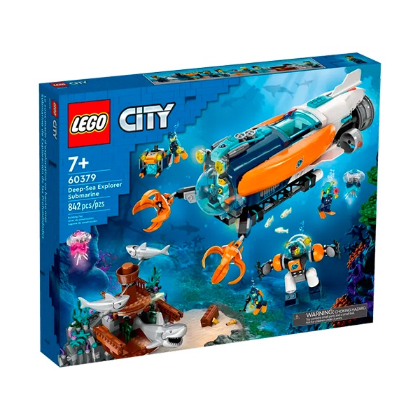 Lego 60379 City Exploration Submarino Explorador do Fundo do Oceano - Imagem 1