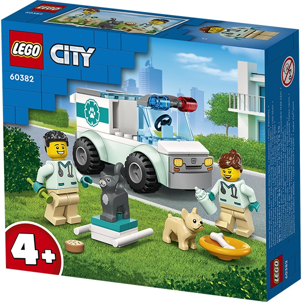 Lego 60382 City Great Vehicles Furgoneta Veterinaria de Rescate - Imagen 1