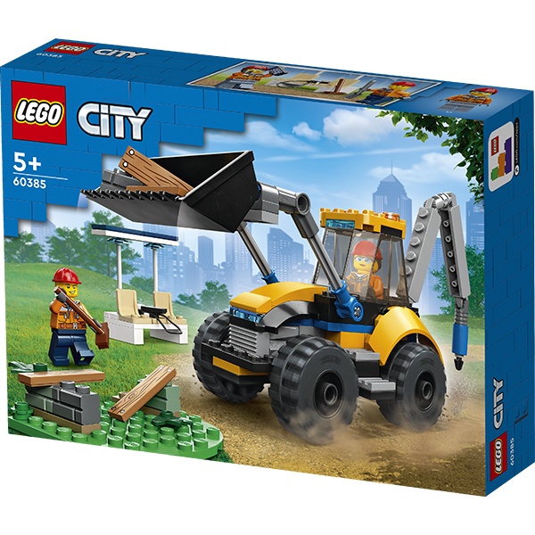 Lego 60385 City Great Vehicles Excavadora de Obra - Imagen 1