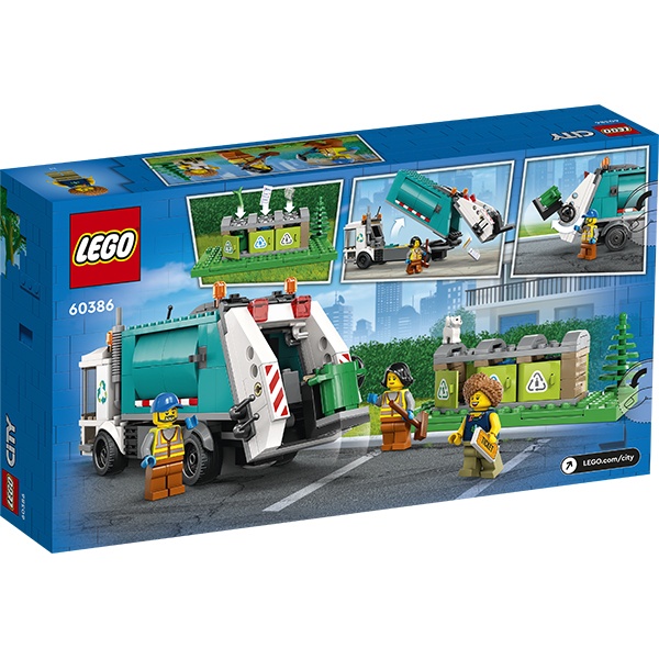 Lego 60386 City Great Vehicles Camión de Reciclaje - Imatge 1