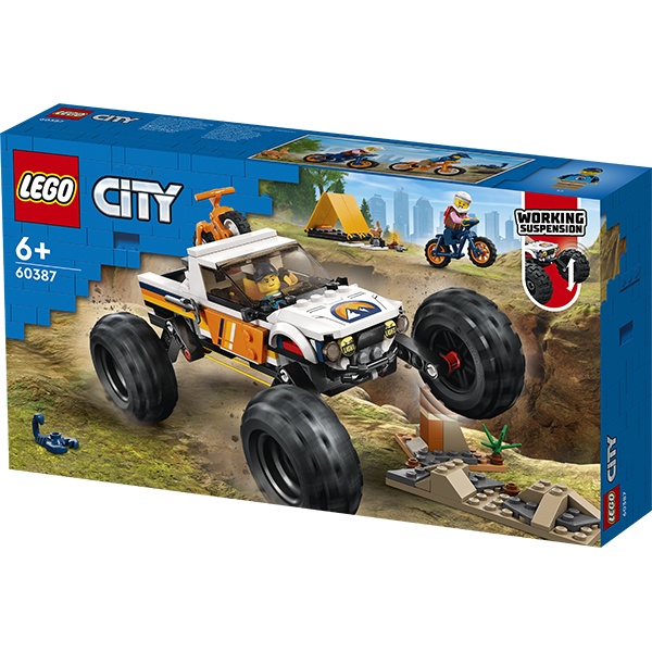 Lego 60387 City Great Vehicles Aventuras Todo-o-Terreno 4x4 - Imagem 1