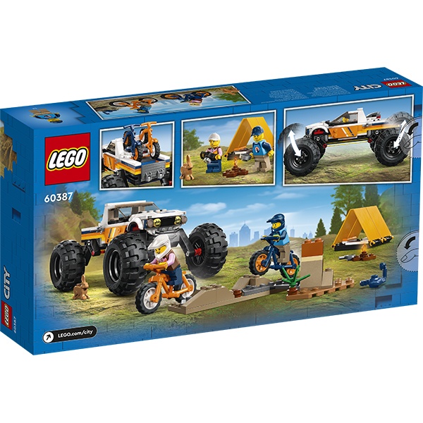 Lego 60387 City Great Vehicles Aventuras Todo-o-Terreno 4x4 - Imagem 1
