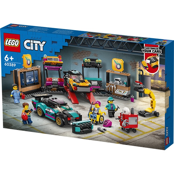 Lego 60389 City Great Vehicles Garagem Para Carro Personalizado - Imagem 1