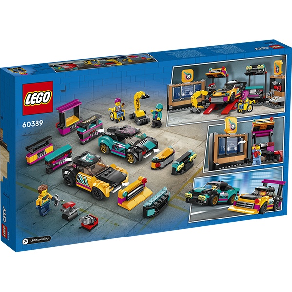 Lego 60389 City Great Vehicles Garagem Para Carro Personalizado - Imagem 1