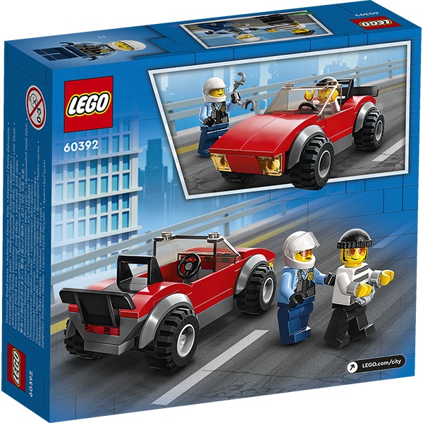 Lego 60392 City Police Moto de Policía y Coche a la Fuga - Imatge 1