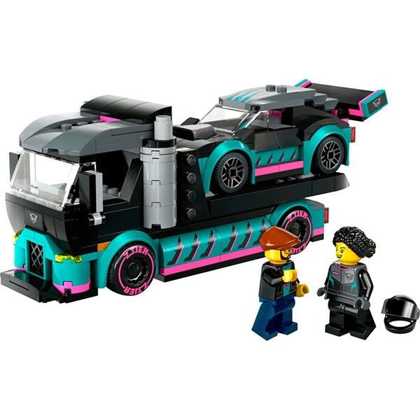 60406 Lego City - Coche de Carreras y Camión de Transporte - Imagen 2