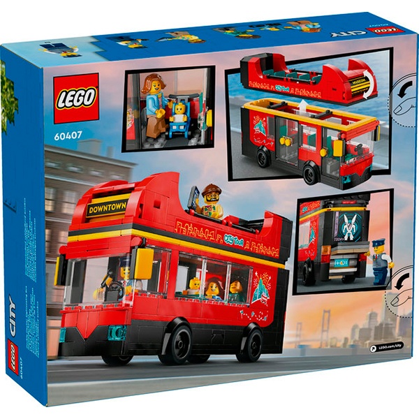 Lego City 60407 - Autobús Turístico Rojo de Dos Plantas - Imagen 1