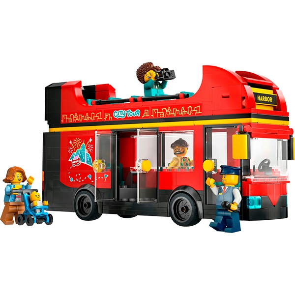 Lego City 60407 - Autobús Turístico Rojo de Dos Plantas - Imatge 2
