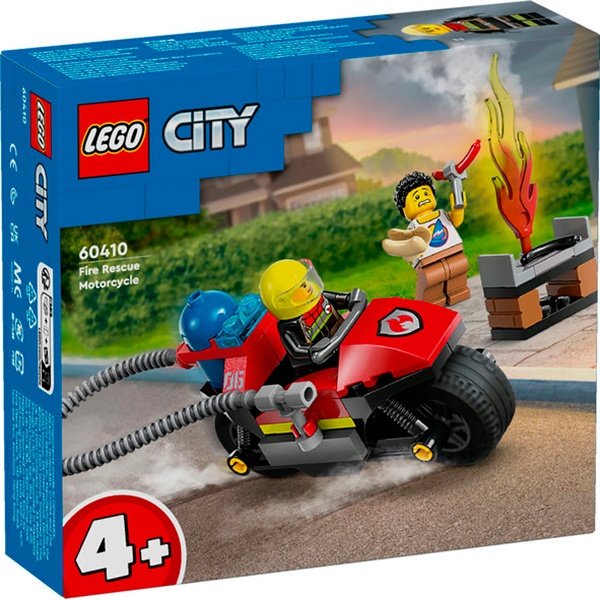 60410 Lego City - Motocicleta de resgate de incêndio