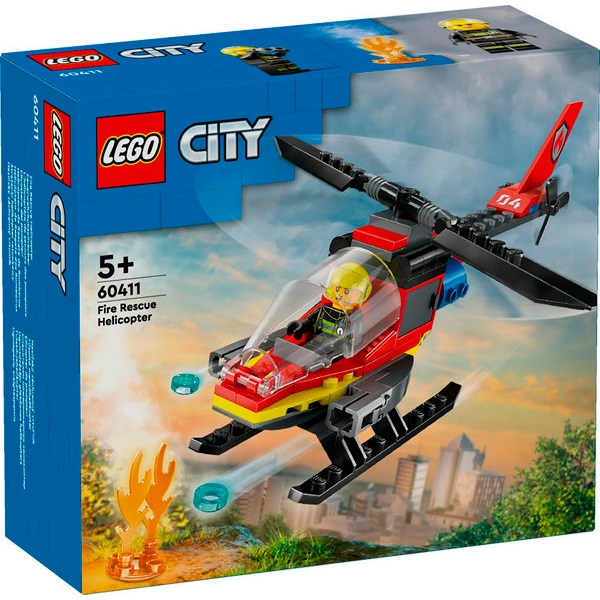 Lego City Helicòpter Rescat Bombers - Imatge 1