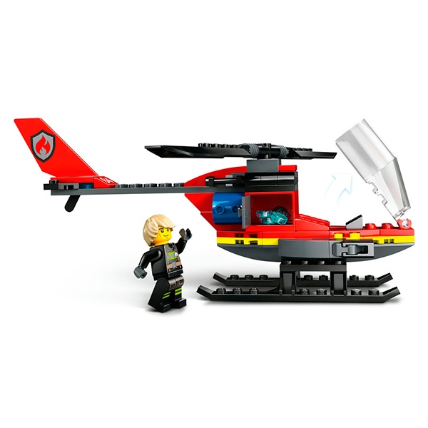 60411 Lego City - Helicóptero de Rescate de Bomberos - Imatge 4