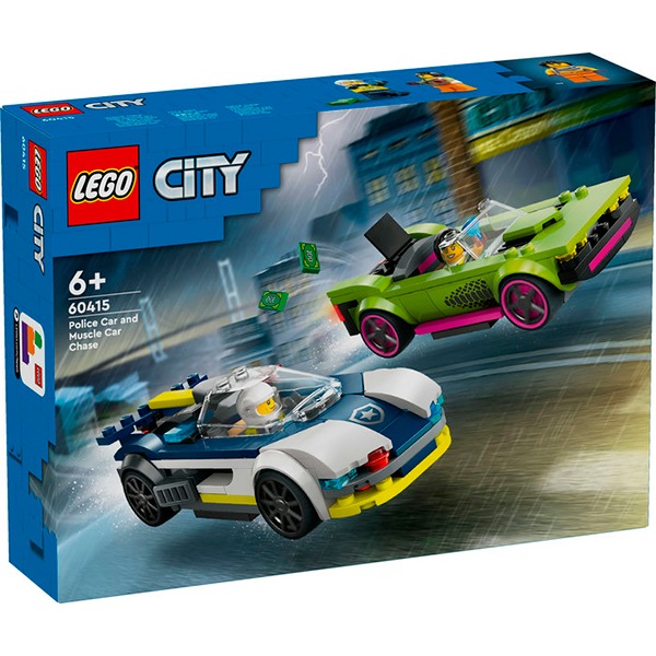 Lego City Cotxe Policia i Esportiu - Imatge 1