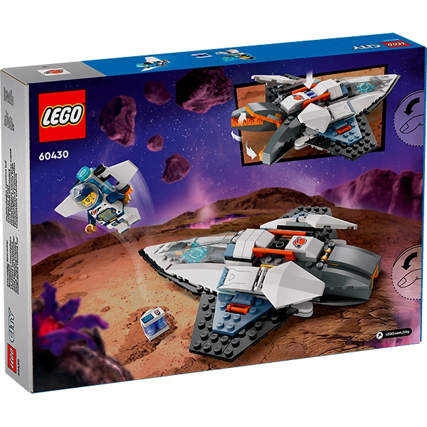 LEGO 60430 City SpaceCraft interestelar e astronauta - Imagem 1