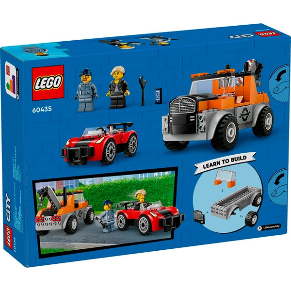 Lego City 60435 - Camión Grúa y Reparación del Deportivo - Imatge 1