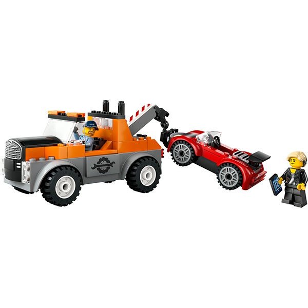 Lego City 60435 - Reparação de caminhão guindaste e carro esportivo - Imagem 2