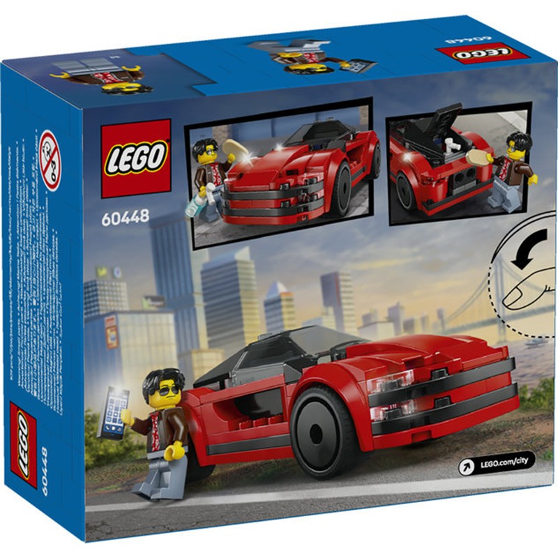 Lego City 60448 - Carro desportivo vermelho - Imagem 1