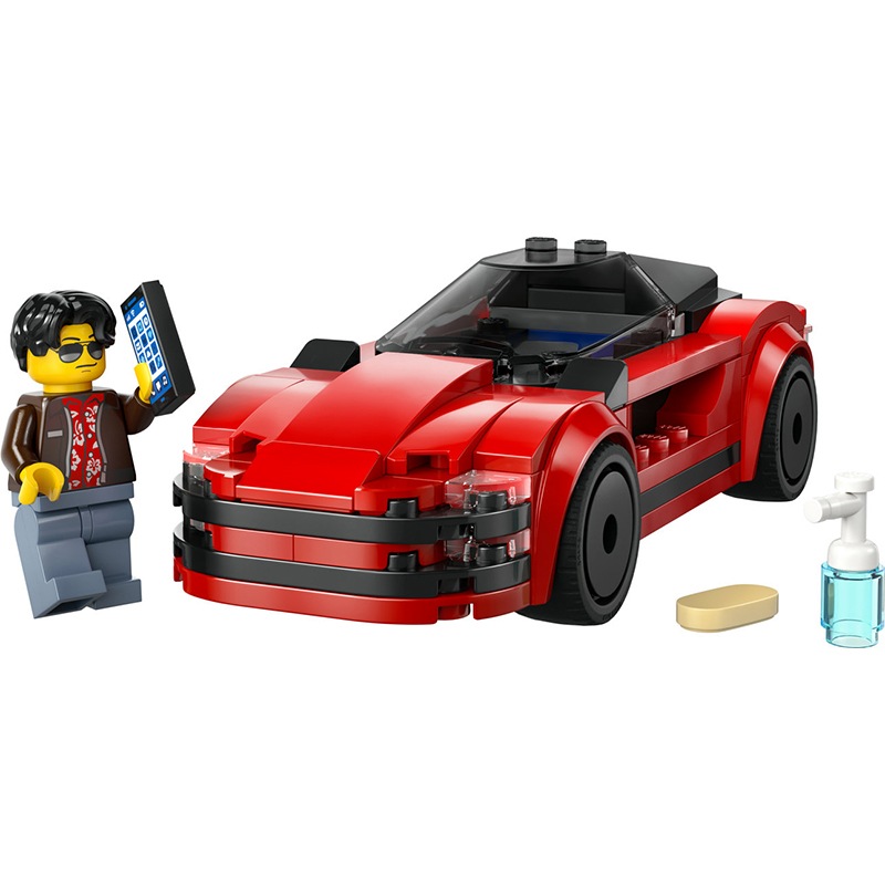 Lego City 60448 - Carro desportivo vermelho - Imagem 2