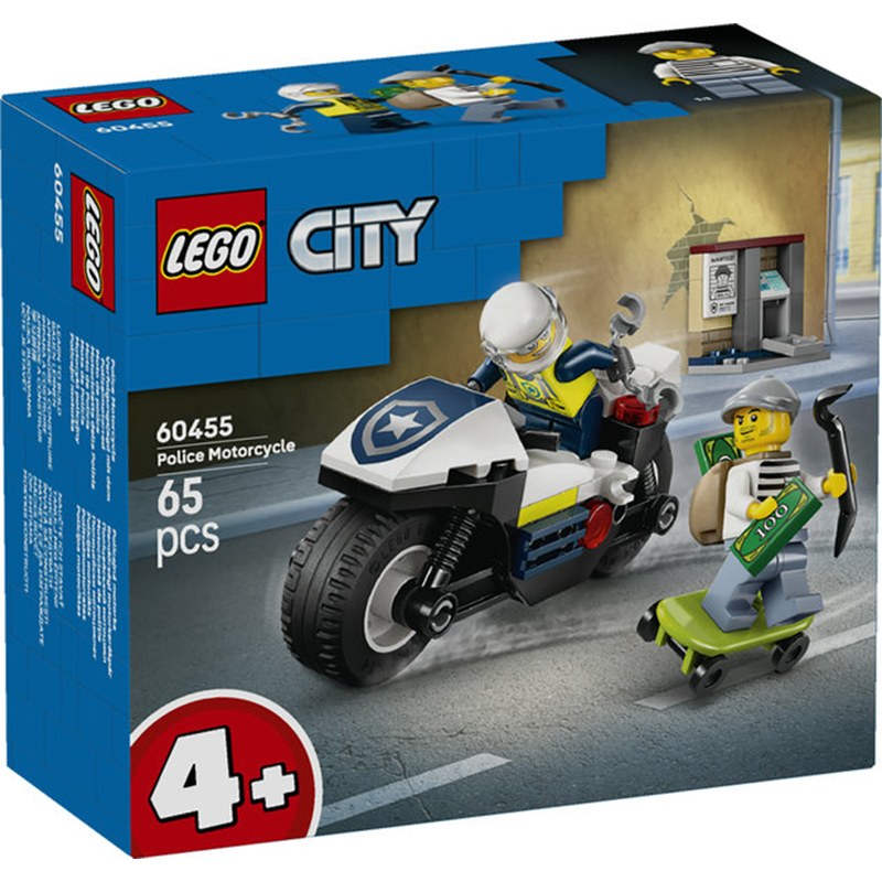 Lego City 60455 - Perseguição em Moto de Polícia