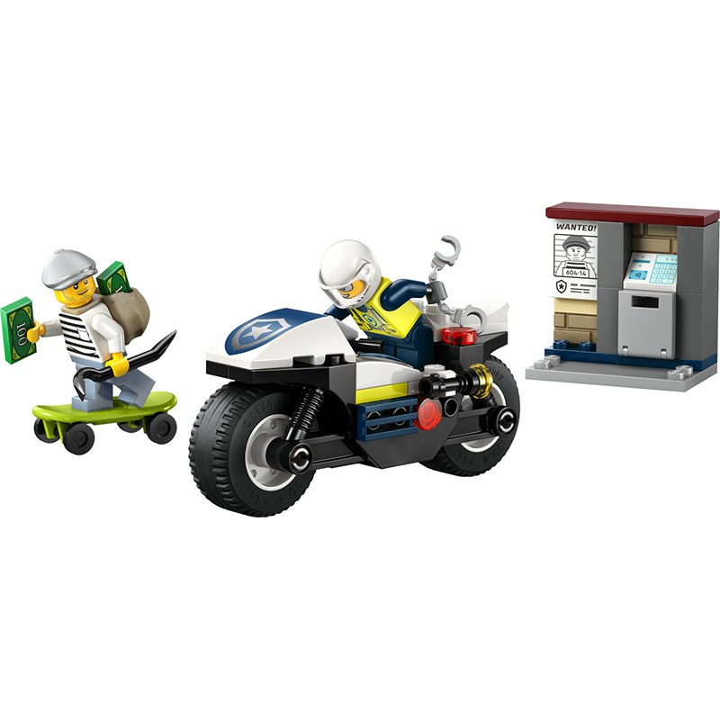 Lego City 60455 - Perseguição em Moto de Polícia - Imagem 1