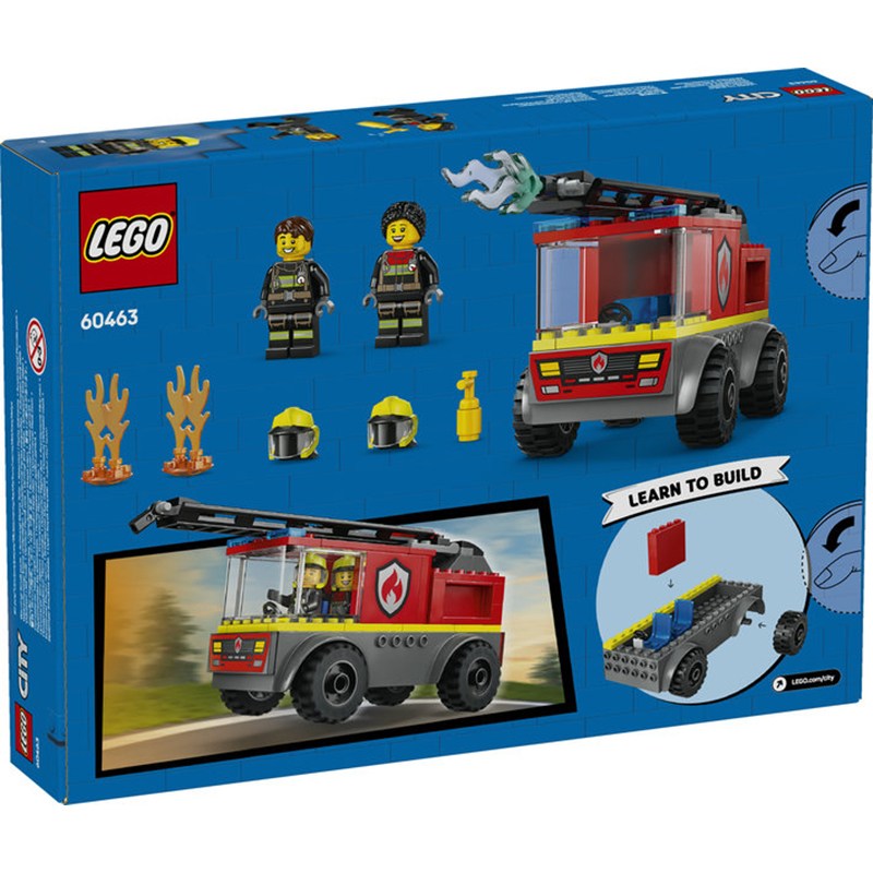Lego City 60463 - Camião de Bombeiros com Escada - Imagem 1