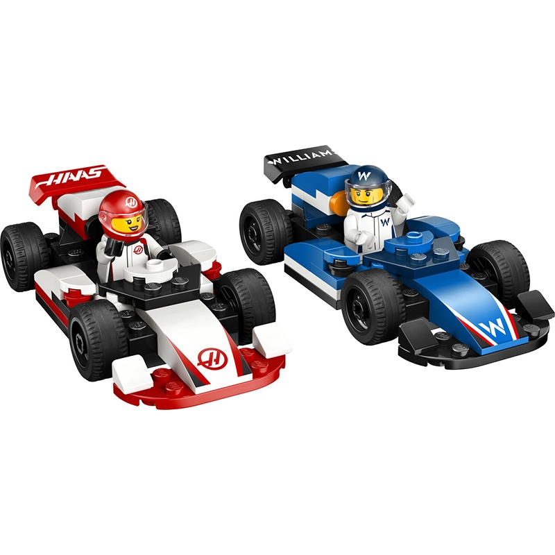 Lego City 60464 - Coches de F1 Williams Racing y Haas - Imagen 2