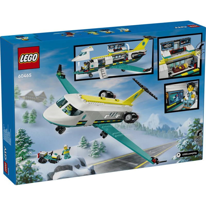 Lego City 60465 - Avião Ambulância Aérea Emergência - Imagem 1