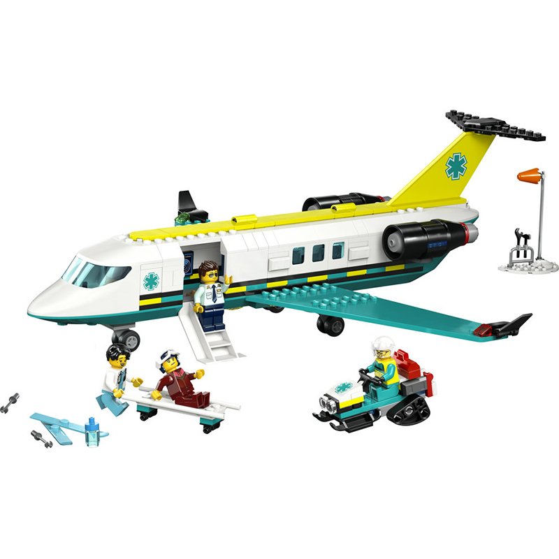Lego City 60465 - Avião Ambulância Aérea Emergência - Imagem 2