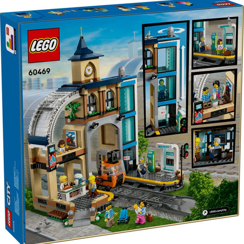 Lego City 60469 - Estação Central de Caminhos de Ferro - Imagem 1