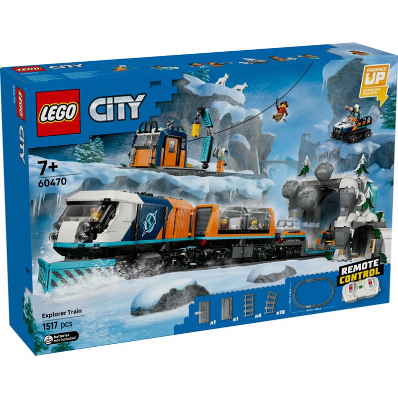 Lego City 60470 - Comboio Expresso Polar Ártico dos Exploradores