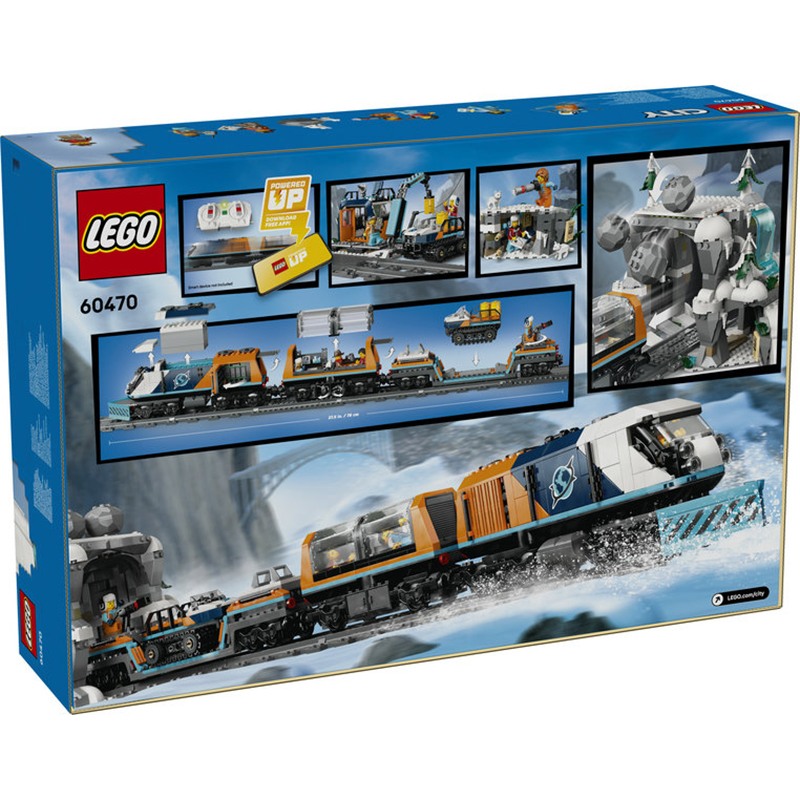 Lego City 60470 - Comboio Expresso Polar Ártico dos Exploradores - Imagem 1