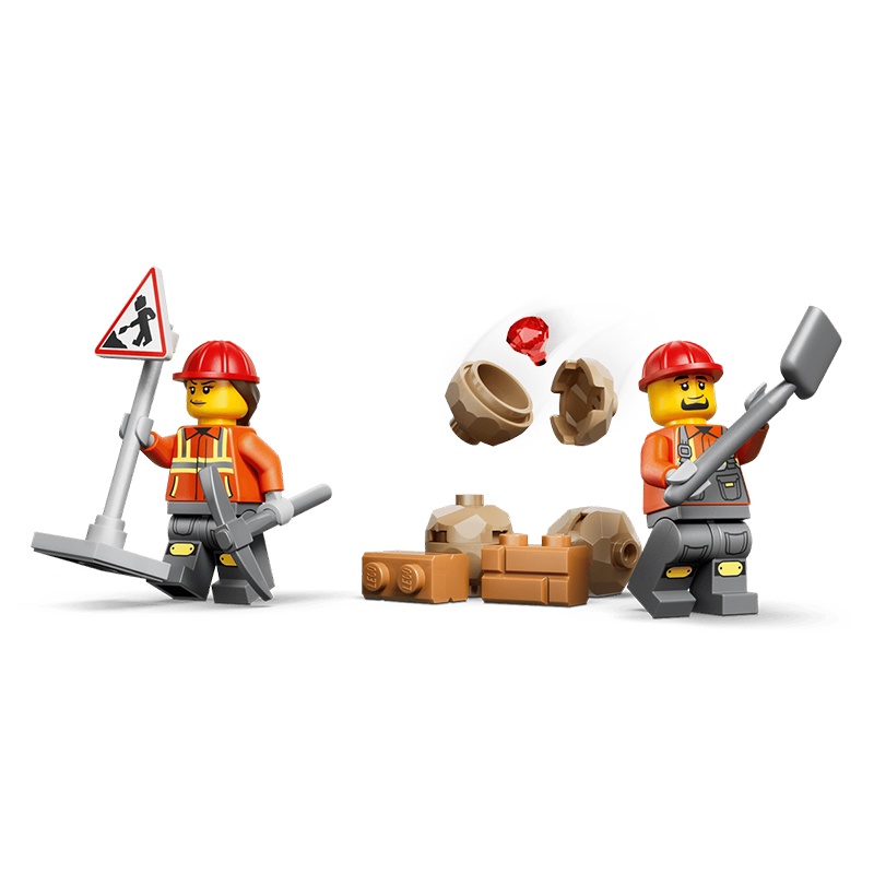 Lego City 60480 - Cargadora Retroexcavadora Amarilla - Imagen 3