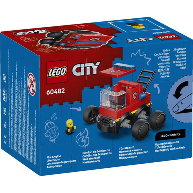Lego City 60482 - Veículos: Caminhão de Bombeiros - Imagem 1