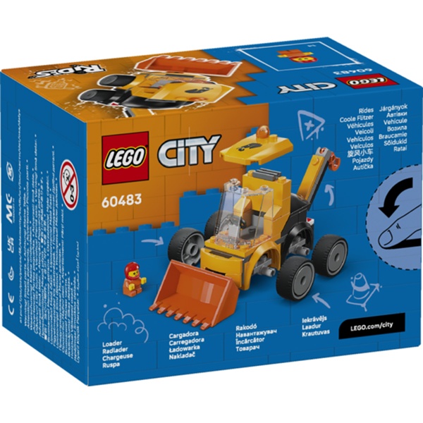 Lego City 60483 - Veículos: Carregadora de Obra - Imagem 1
