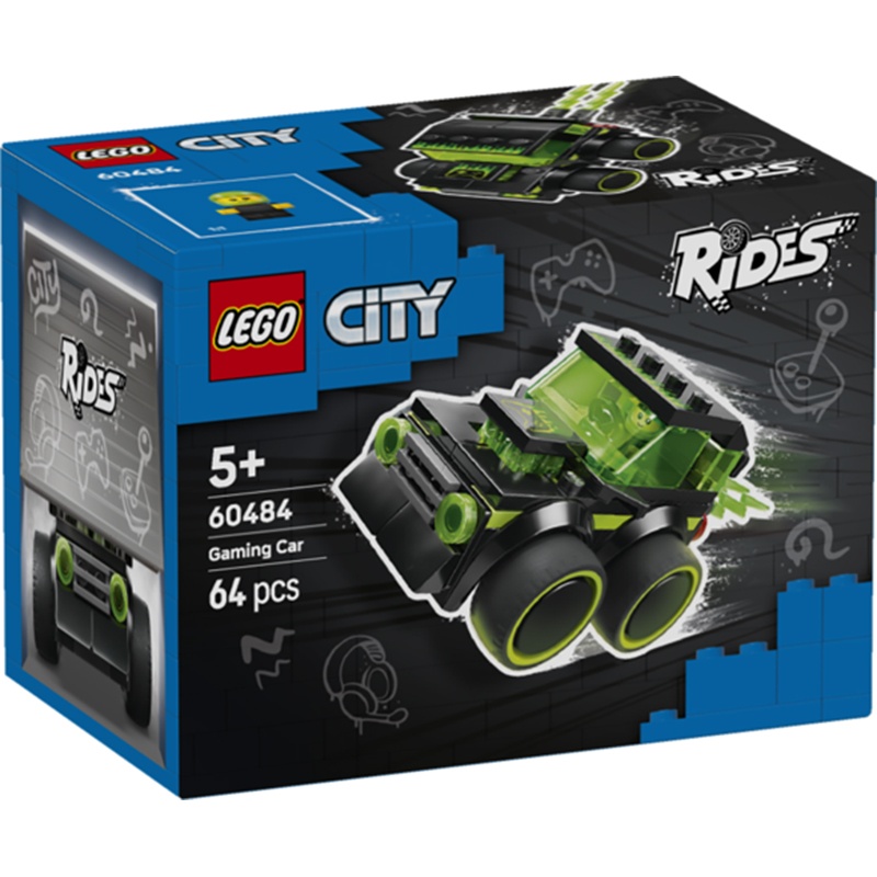 Lego City 60484 - Veículos: Carro de Corrida de Videogame